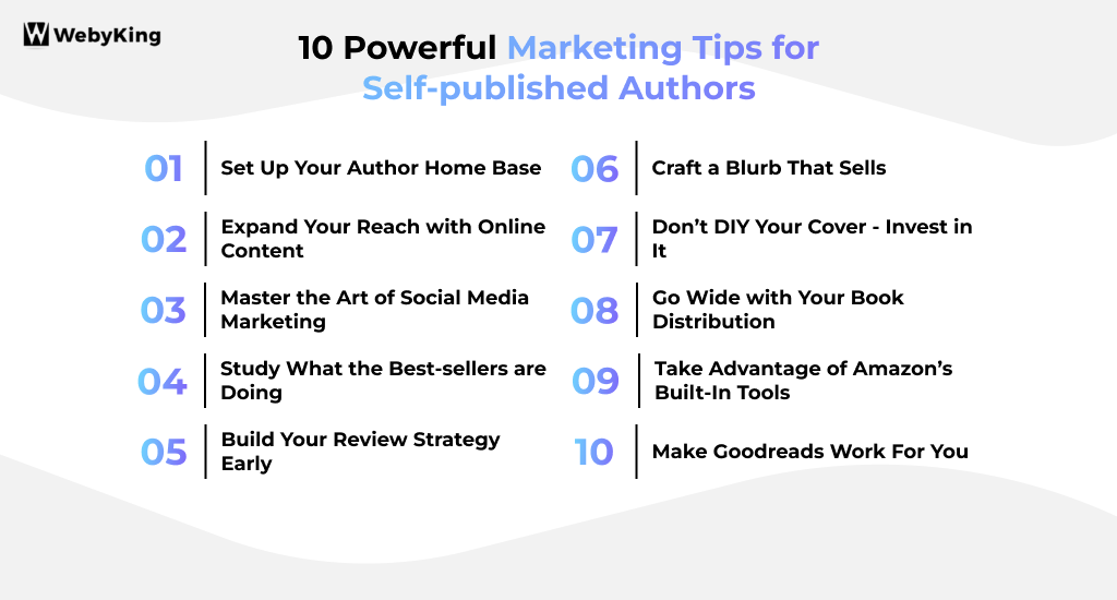 10 Marketing Tips for Self-Published Authors